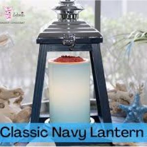 FLAH SALE🌈🌈🌈🌈🌈Navy lantern accent shade